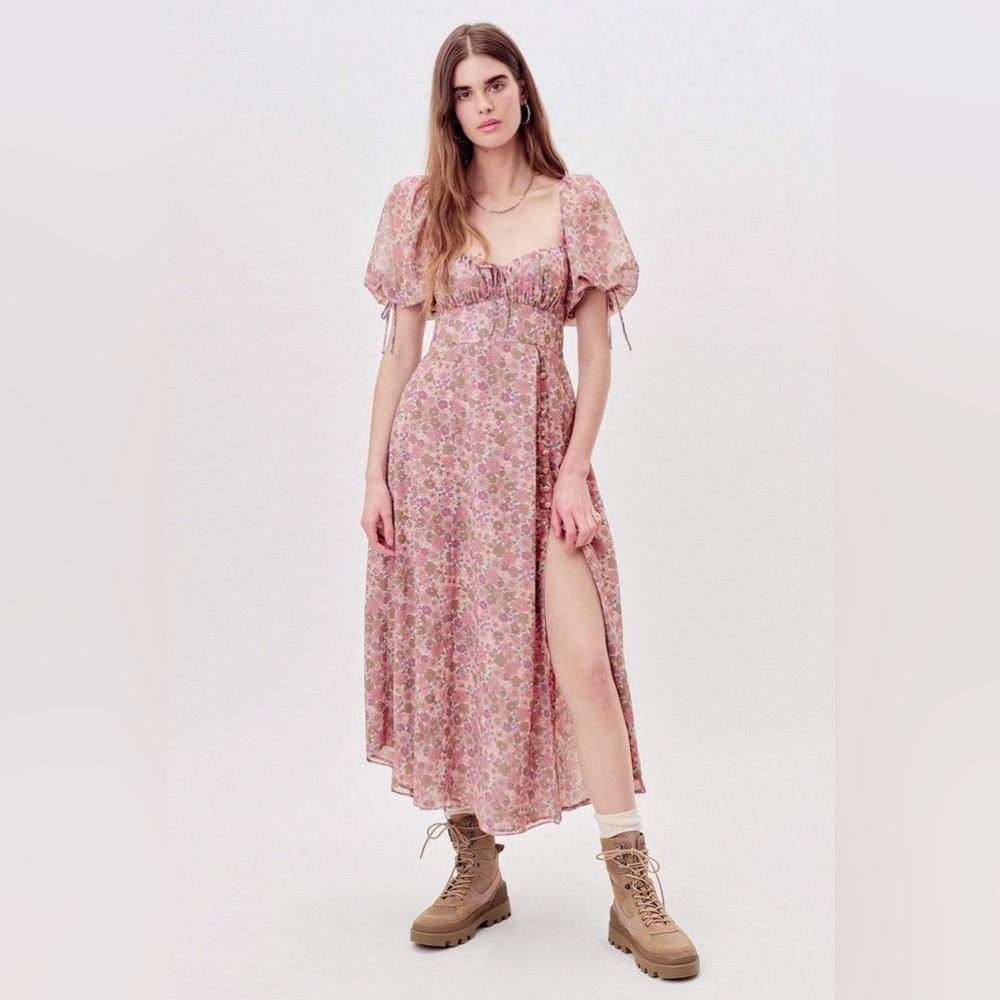 For Love & Lemons Simona Midi Dress